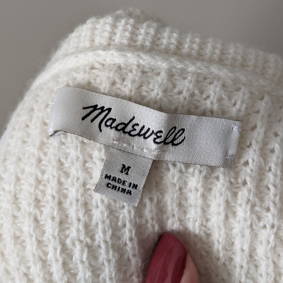 Madewell Turtleneck Open Back Sweater, Size M - Picture 4 of 4